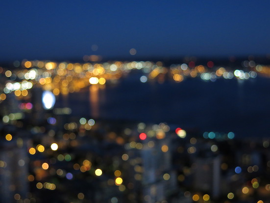 Seattle. City lights